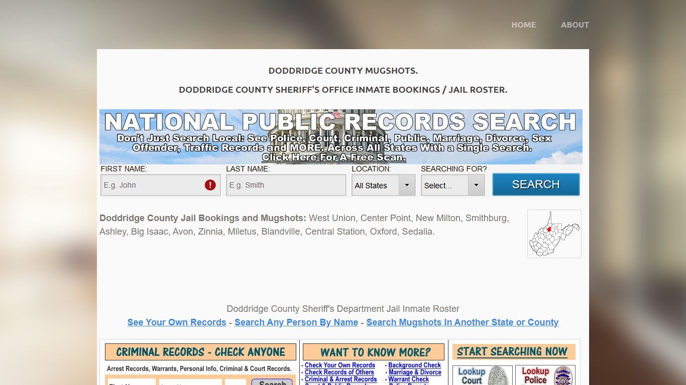 Doddridge County Mugshots. - FREEPEOPLESCAN.COM