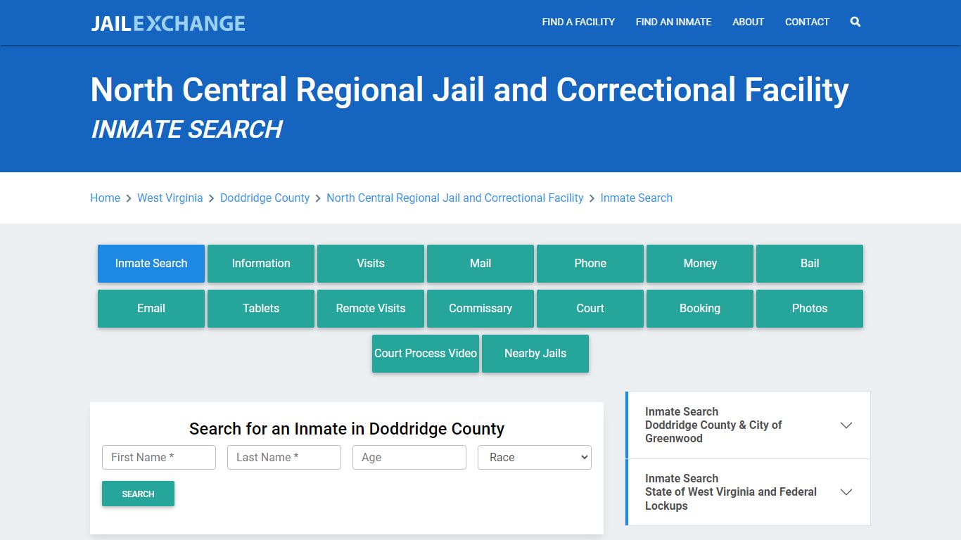 North Central Regional Jail and Correctional Facility